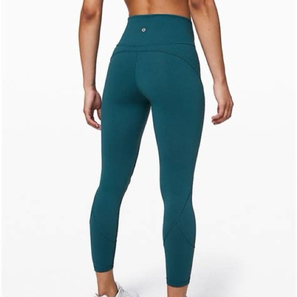 In Movement Pants Tide Water Teal 25” Lululemon